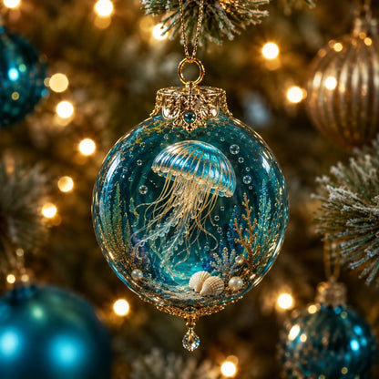 🌊🐢Ocean Wonders Christmas Ornament Collection | ✨Discover A World Beneath The Waves