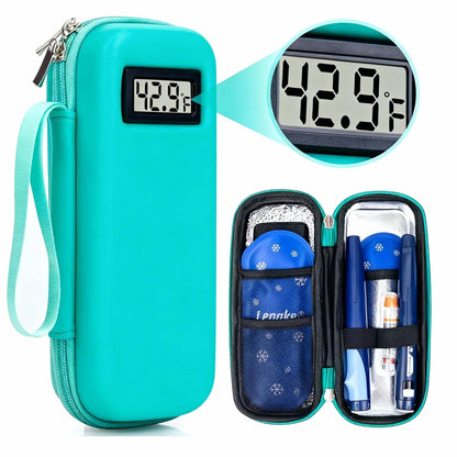 🌡️ 49% OFF Today | Insulin Travel Cooler Case 💉 Keep Essentials Organized & Temperature Visible