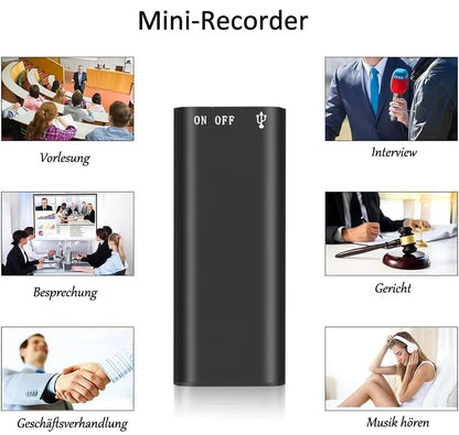 💯🎙️🔥 Mini Voice Recorder – Smart Sound Capture, Compact & Easy to Use, Long Battery Life 🔋