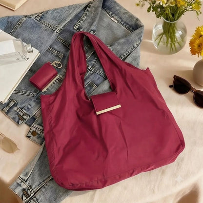 ✨Foldable Keychain Bag Reusable Grocery Bags