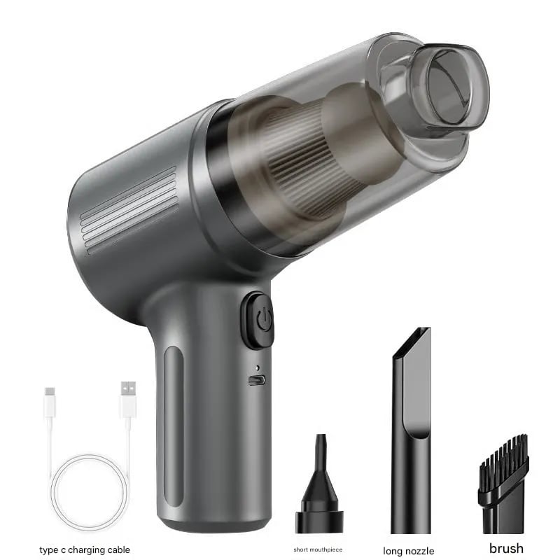 💯 🔥Wireless  Handheld Car Vacuum Cleaner Portable Cordless , Vacuum Cleaner with Multi-Nozzles
