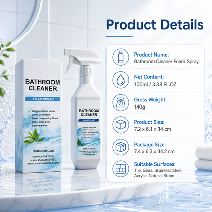 🔥Buy 2 Get 1 Free ✨ Bathroom Cleaner Special Offer🔥