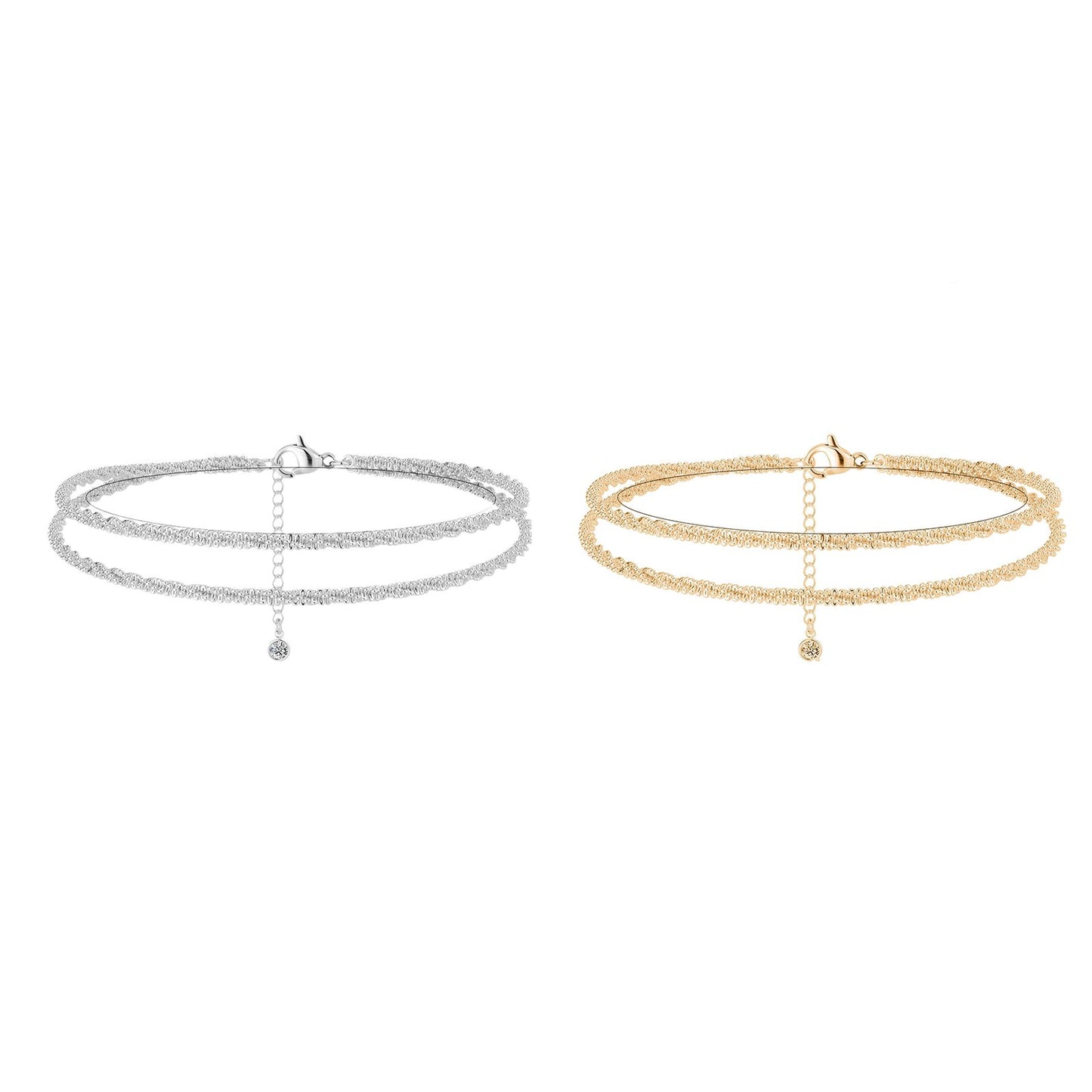🎁Final Day: Only $15.99🎉🔥Dainty Layered Anklet For Women