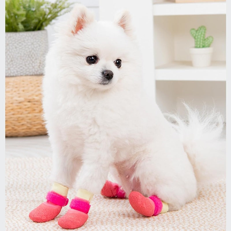 🐶🌧️  Premium Waterproof Knit Dog Boots – Anti-Slip Paw Protection for Indoor & Outdoor Adventures