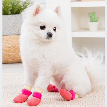 🐶🌧️  Premium Waterproof Knit Dog Boots – Anti-Slip Paw Protection for Indoor & Outdoor Adventures