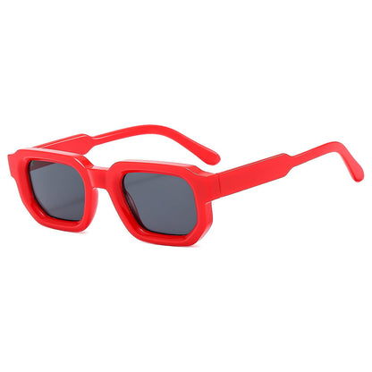 🕶️🔆 6 - Pack Vintage Rectangle Frame Sunglasses for Men & Women with UV400 Protection