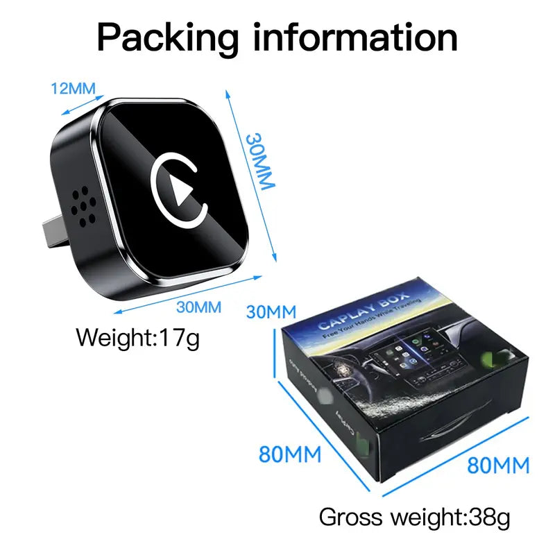 🔥50K+ SOLD!!✨2026 Wireless CarPlay Adapter for Android – Fast, No-Lag, Hands-Free