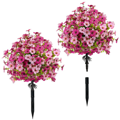 🔥 Best Seller🌸 🌿 UV-Resistant & Waterproof Artificial Daisy & Eucalyptus Stakes – Indoor & Outdoor Floral Decor