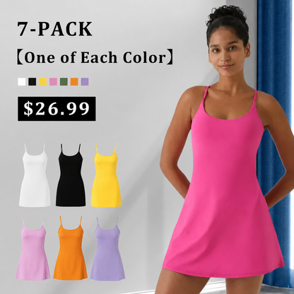 🔥Last day promotion🔥Plush Backless Active Dress-Easy Peezy Edition