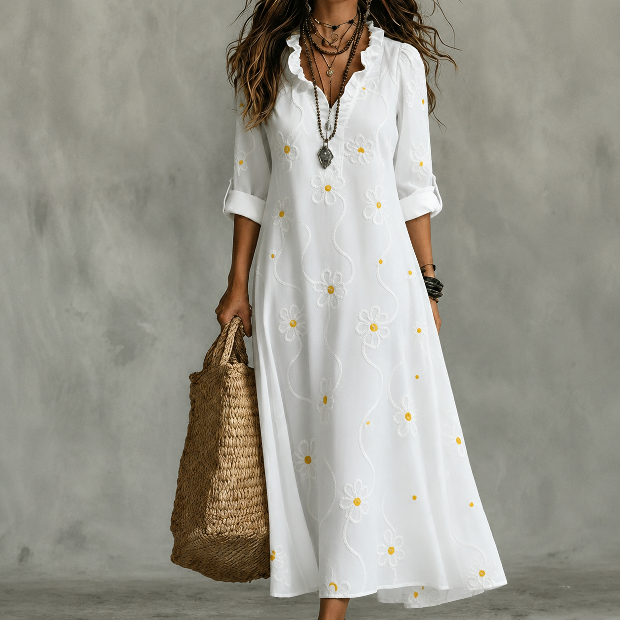 🔥Hot Sale |Effortless Elegance in One Timeless Dress 🌿