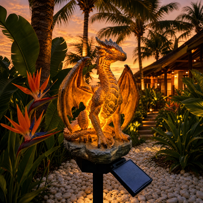 🔥Last Day 49% OFF🐉Solar Dragon Garden Statue Light