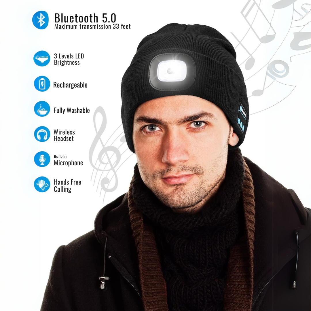 🎄Bluetooth LED Music Beanie