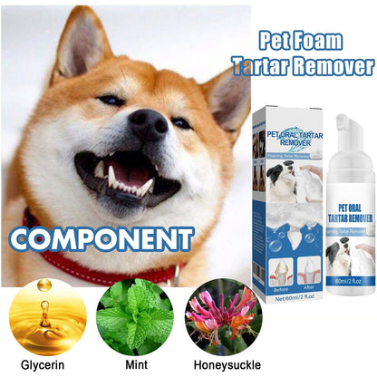 🐶🦷 Pet Oral Care Foam – Removes Odors & Promotes Healthy Teeth and Gums 🪥