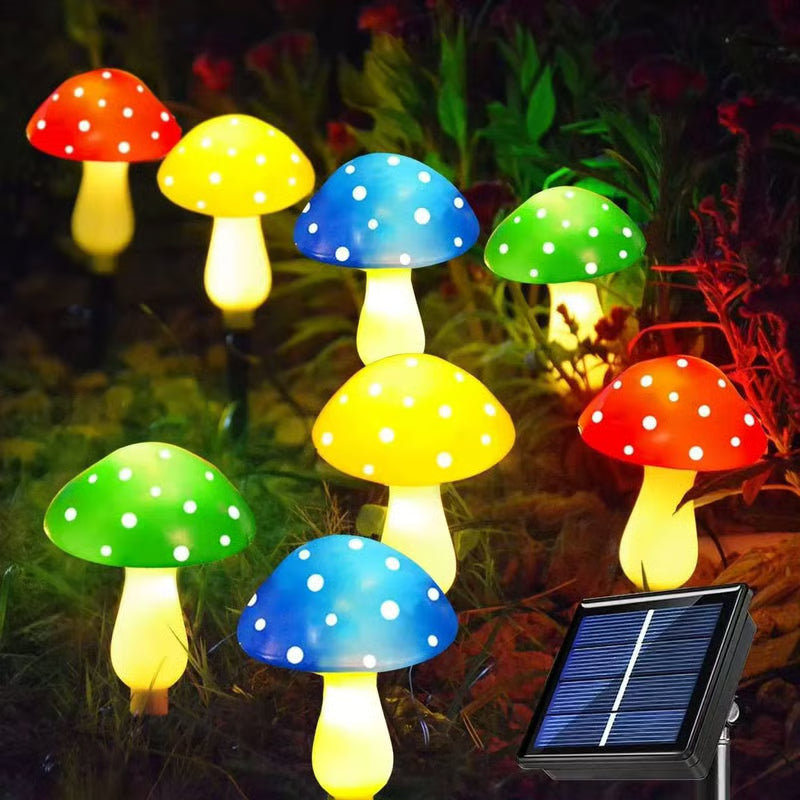 🍄Decorative Solar Mushroom Lights for Outdoor Pathway & Garden