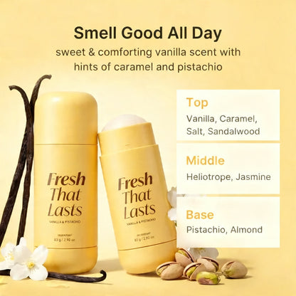 🌸Deodorant Vanilla & Pistachio Fresh That Lasts 🥜 24 Hour Odor Control