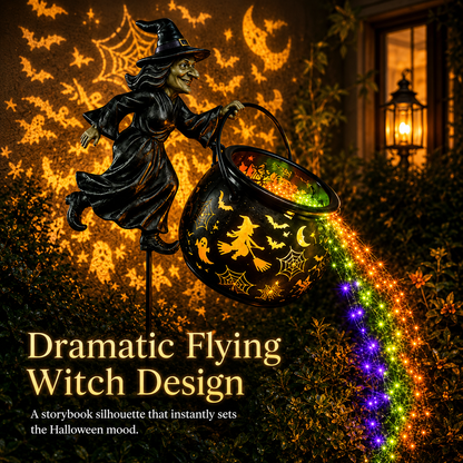 🎁Today 63% OFF🎁Halloween Witch Cauldron Garden Lamp