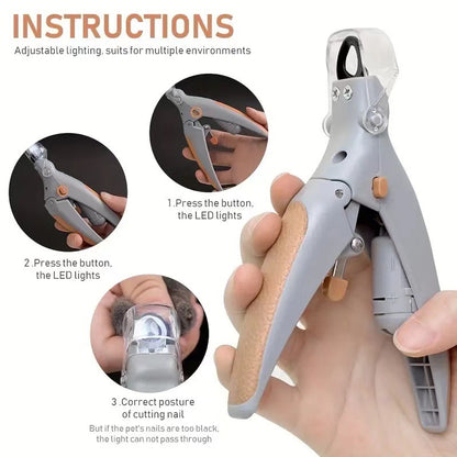 ✂️LED Light Pet Nail Clippers🐕 - Relaxed for Owners, Comfortable for Pets❤️🐾