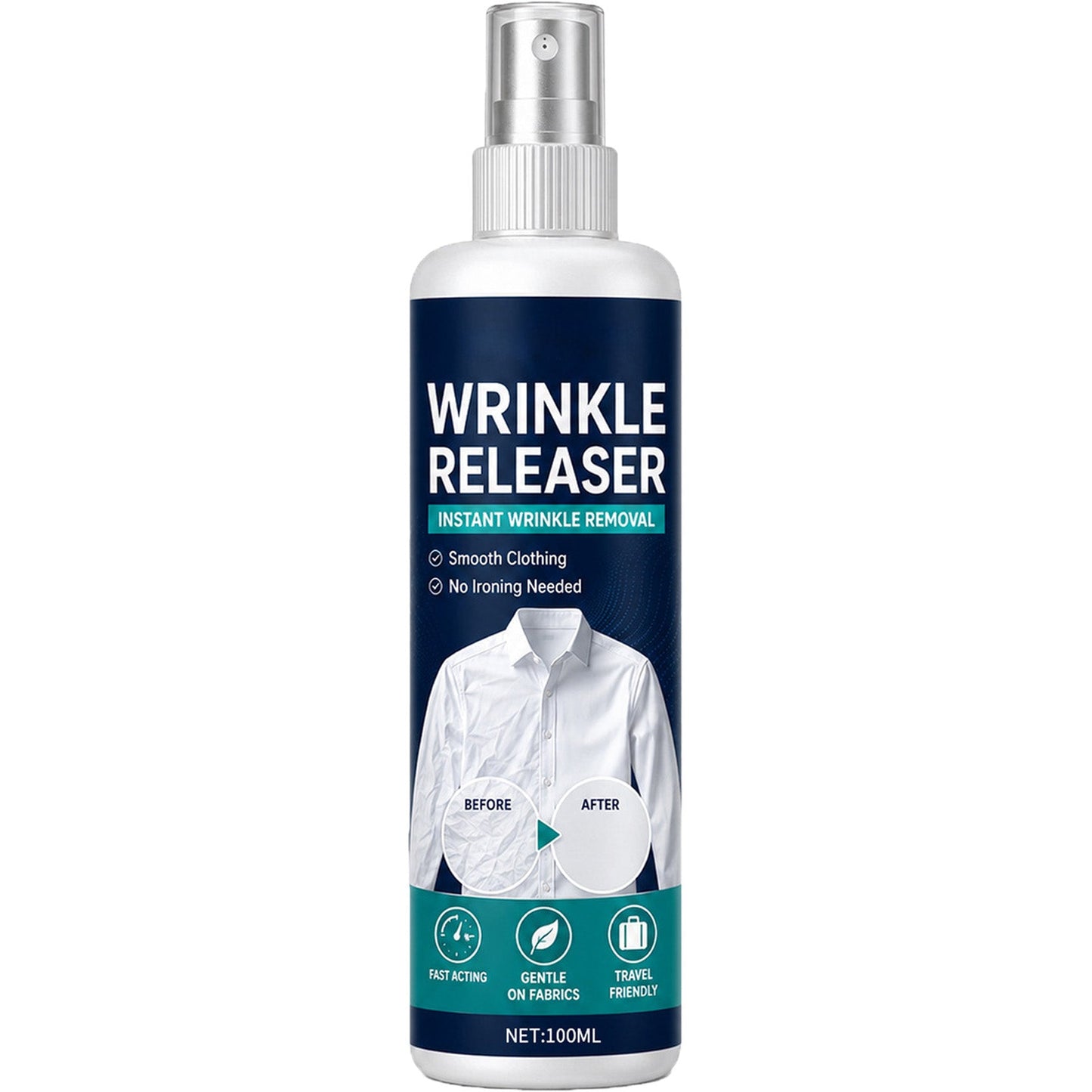 🔥 Buy 2 Get 1 Free🔥👔 Instant wrinkle release – no iron, travel-ready, static-free & fresh.