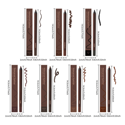 🔥BUY 1 GET 1 FREE💥24HR Waterproof Eyeliner Duo Sharpenable Eye Pencil💜