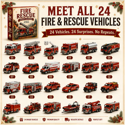 Build the Fleet Collection 24-Day Vehicle Advent Calendar Series | ✨A New Adventure Every Morning
