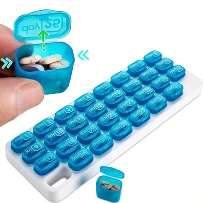 💊✨ Monthly Pill Organizer Storage – Stay Organized, Stay Healthy