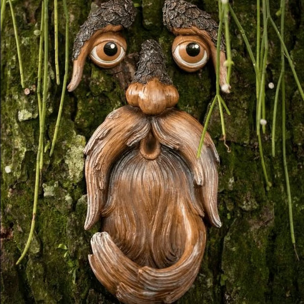 🌳🐦53%OFF Whimsical Tree Face Bird Feeder – Resin Garden Art Decor🎁