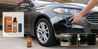 ⚡ 2026 New Upgrade! 🚗🧴Plastic Restorer for Cars – Interior Trim Cleaner, Stain Remover & Deep Black Shine Restoring Spray