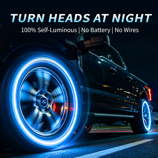 🔥 Buy 2 Get 1 Free! Glow-in-the-Dark Tire Valve Caps ✨