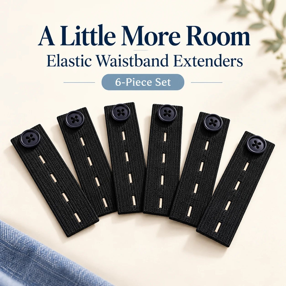 👖 Elastic Waistband Extender Buttons – Adjustable Comfort, 10-Piece Set