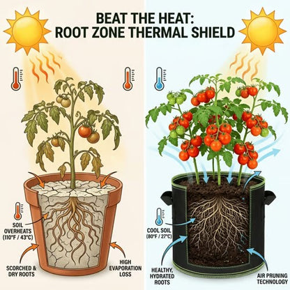 ✨ Heavy-Duty Breathable Grow Bags 🌱