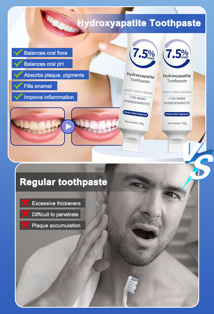Buy 2 Get 1 Free? 7.5% Nano Hydroxyapatite Toothpaste