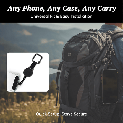 🔥 Limited-Time 47% OFF | Outdoor Phone Lanyard 🔒 Retractable Anti-Lost Strap for Travel & Hiking