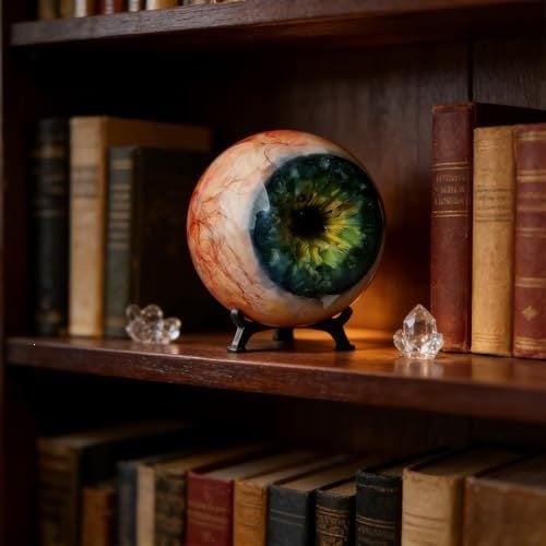 👁️ Hyper-Realistic Monster Eye Decor – Resin Art Ornament for Unique Spaces