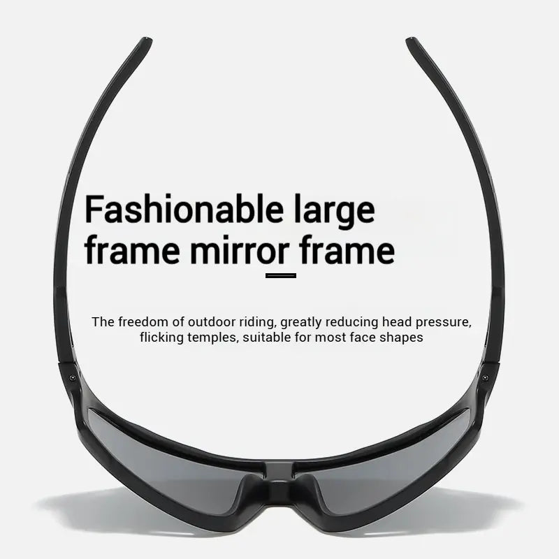 Photochromic UV-Protective Sports Sunglasses