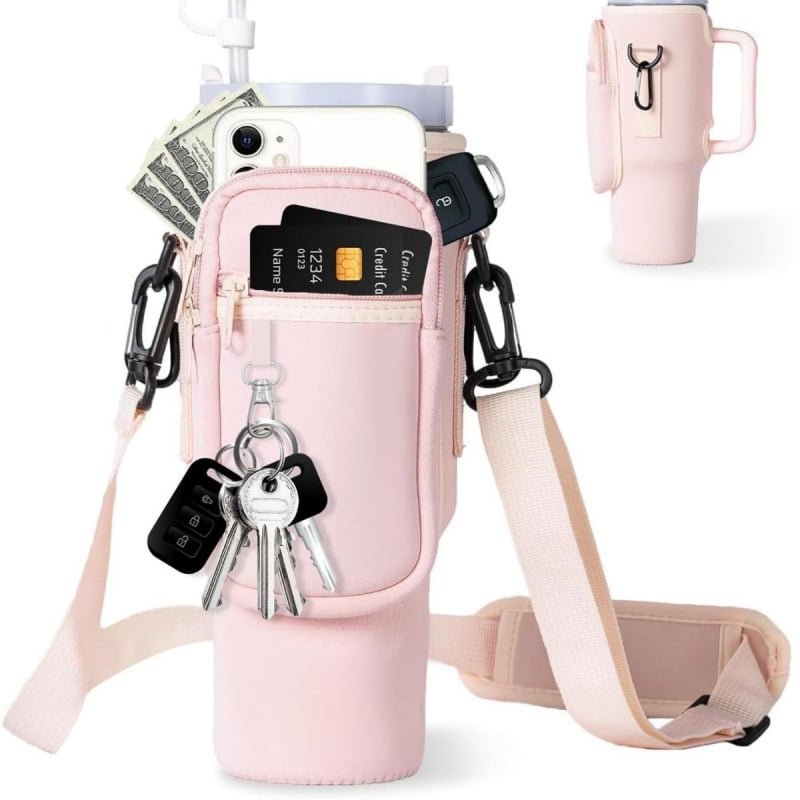 🔥 Hot Sale 50% OFF | 🥤 Water Bottle Carrier Bag for 40oz Tumblers | Stay Hydrated Anywhere