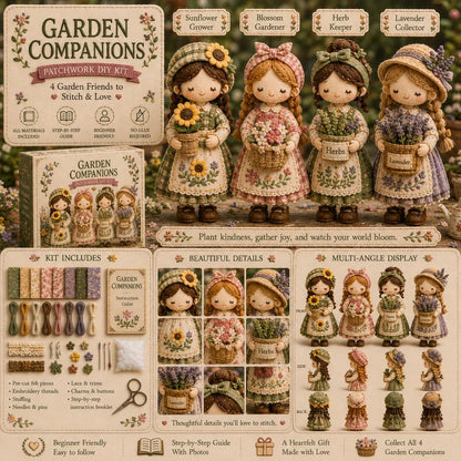 🔥LAST DAY 49% OFF - 🧵Tiny Worlds Collection - Patchwork DIY Kit Series 🎁Buy 2 Free Shipping