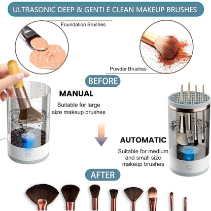 🔥🔥Automatic Makeup Brush Cleaner Machine