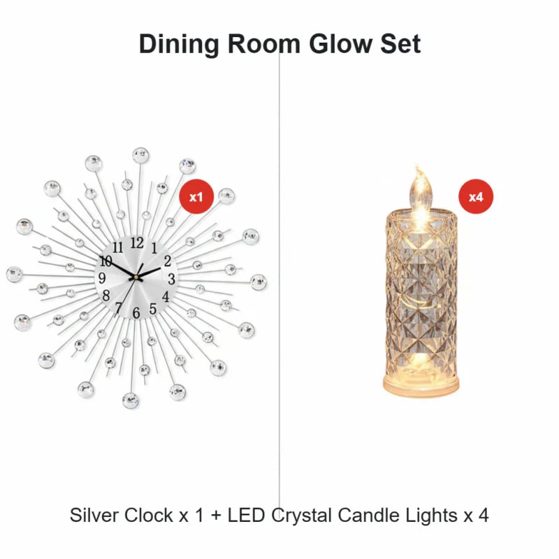 Creative Wall Clock for Living Room Decoration