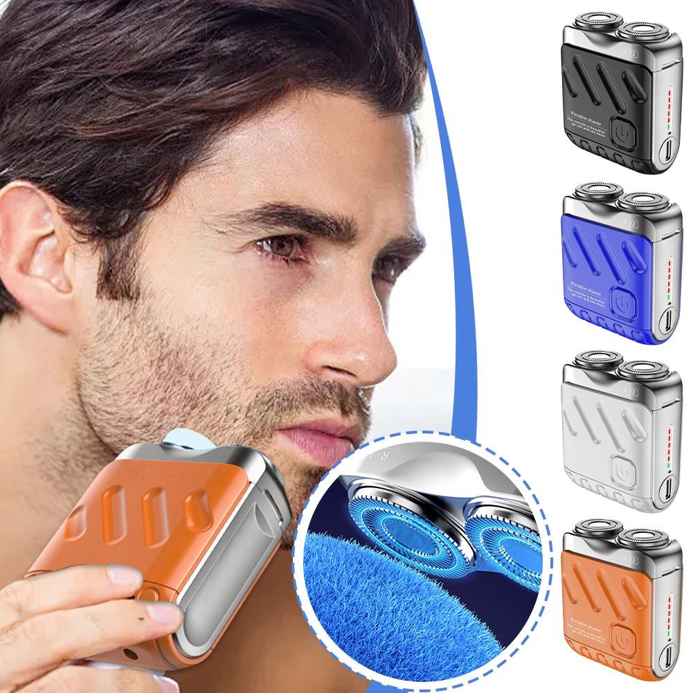 💥Hot Sale🔥Portable Rotary Dual Ring Electric Shaver