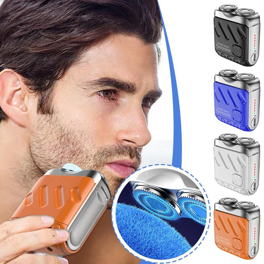 💥Hot Sale🔥Portable Rotary Dual Ring Electric Shaver