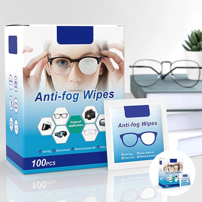 🔥Buy 2 Get 1 Free🔥Anti-Fog Lens Wipes(100 Pcs)