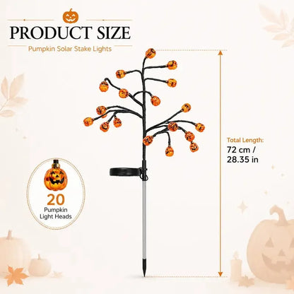 🔥HOT DEAL – 50% OFF🎃 Pumpkin Solar Stake Lights