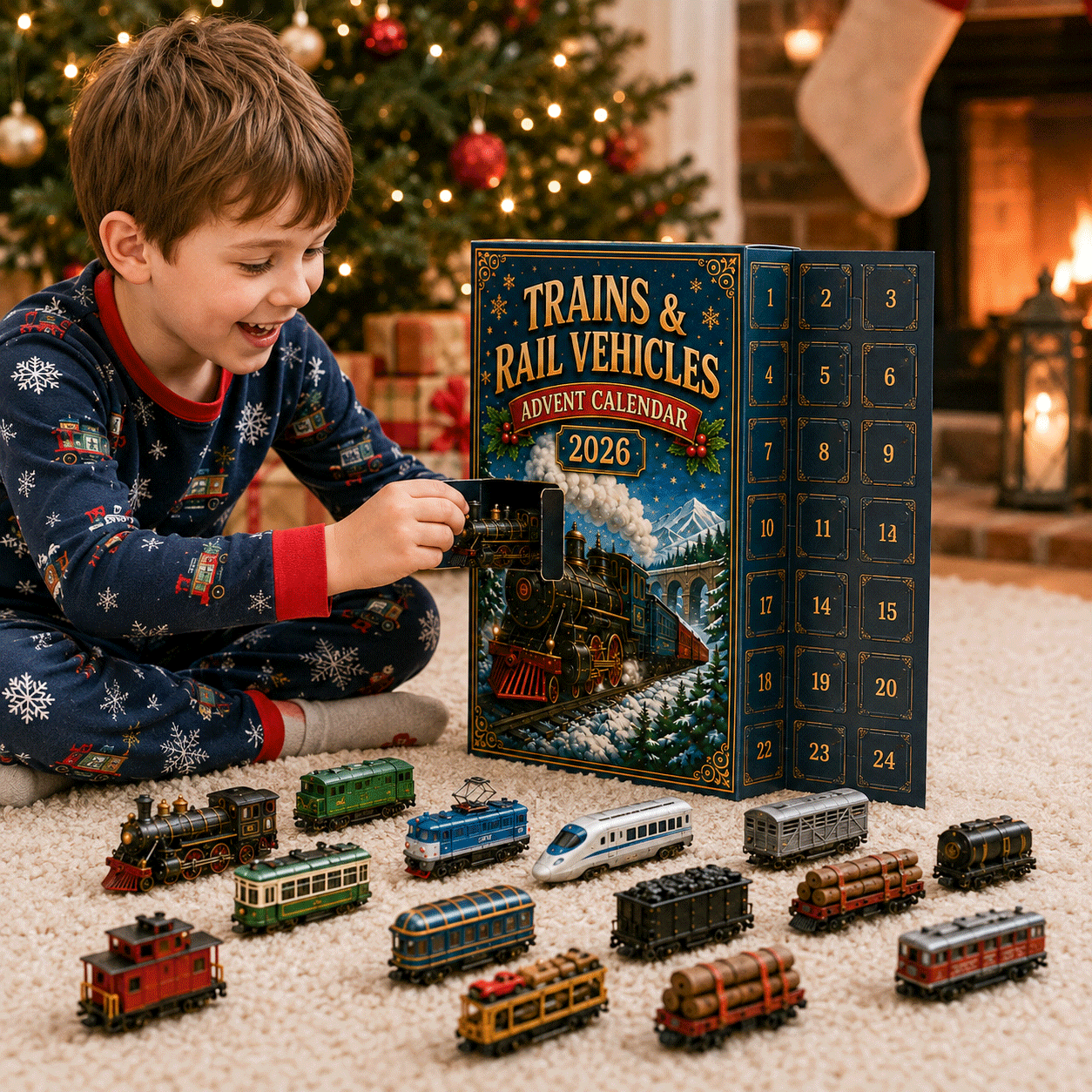 🚂Trains & Rail Vehicles Advent Calendar 2026 – 24 Railway Surprises