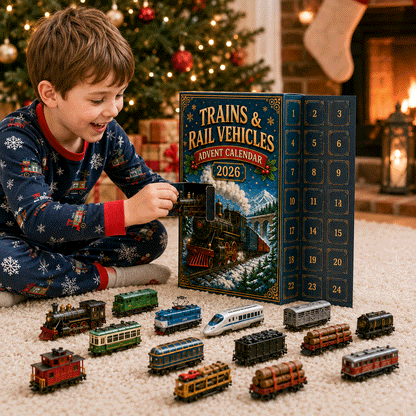🚂Trains & Rail Vehicles Advent Calendar 2026 – 24 Railway Surprises