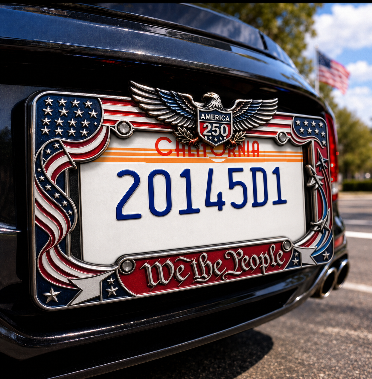 🗽250th Anniversary Commemorative License Plate Frame🚗
