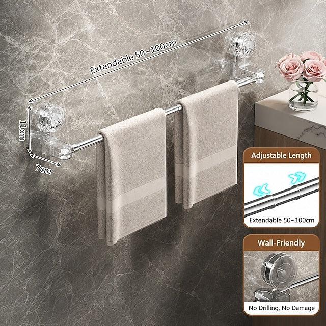 ✨✨Adjustable Suction Cup Towel Bar