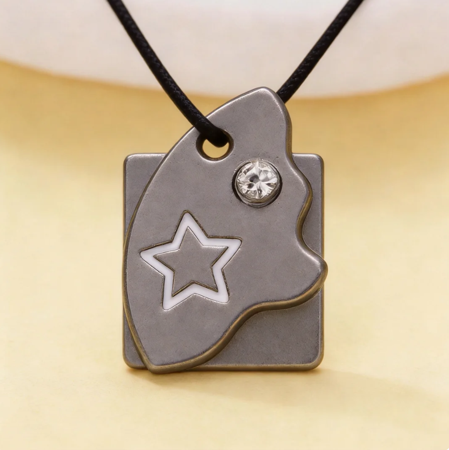 💕Magnetic Rhinestone Star, Moon & Sun Necklaces (3pc) – Connect as One