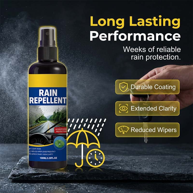 🔥 Hot Sale 50% OFF | 🚗 Crystal Clear Windshield Rain Repellent Spray | Keep Your View Clear in Wet Weather