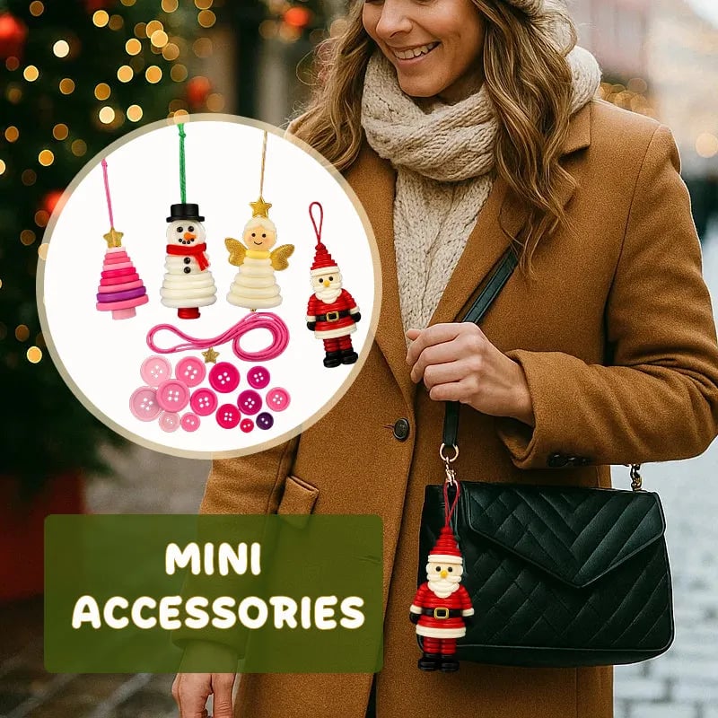 🔥Buy 1 Get 1 Free🎅☃️ DIY Button Ornament Kits
