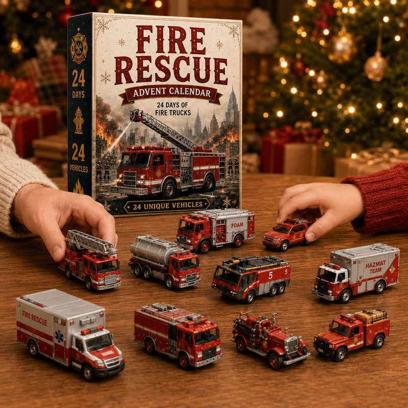 More fire and emergency vehicle designs in the calendar